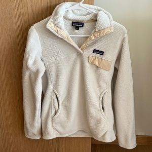 Cream Patagonia Quarter- Zip